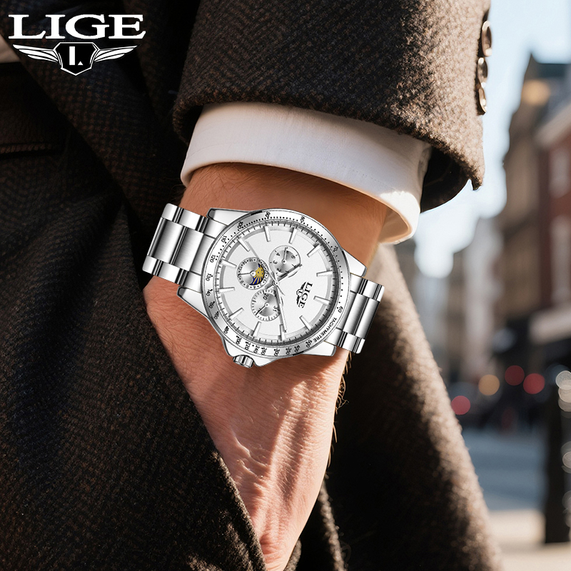 Luxury Watch Business - LIGE Top Marke Luxus Quarz herren