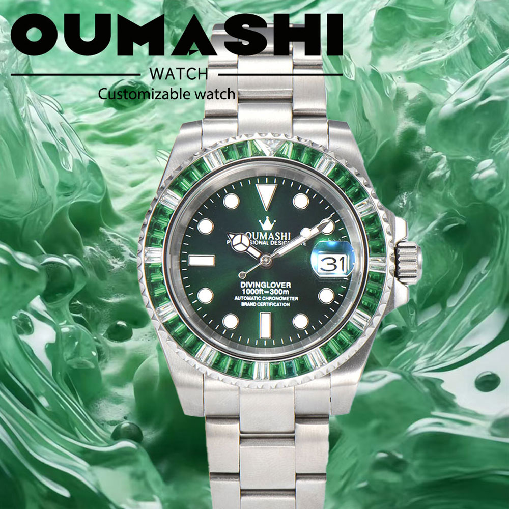 Luxury Watch Business - 40mm Luxus-Taucheruhr für Herren mit NH35-Uhrwerk,