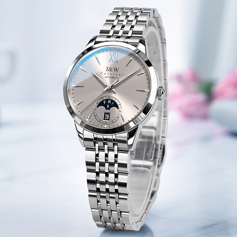 Luxury Watch Moon Phase - CARNIVAL High-End-Serie IW Marke Luxus MIYOTA