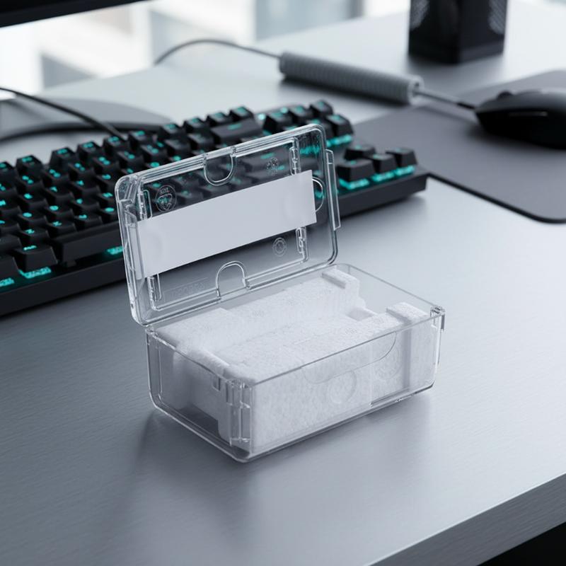 Luxury Watch Packaging Box - Vintage Transparente Einzeluhrenbox für Herren Universelle