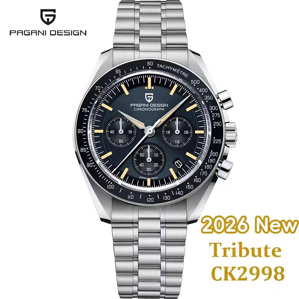 Diver Watch 300M - PAGANI DESIGN 2026 New Moon Herrenuhren,