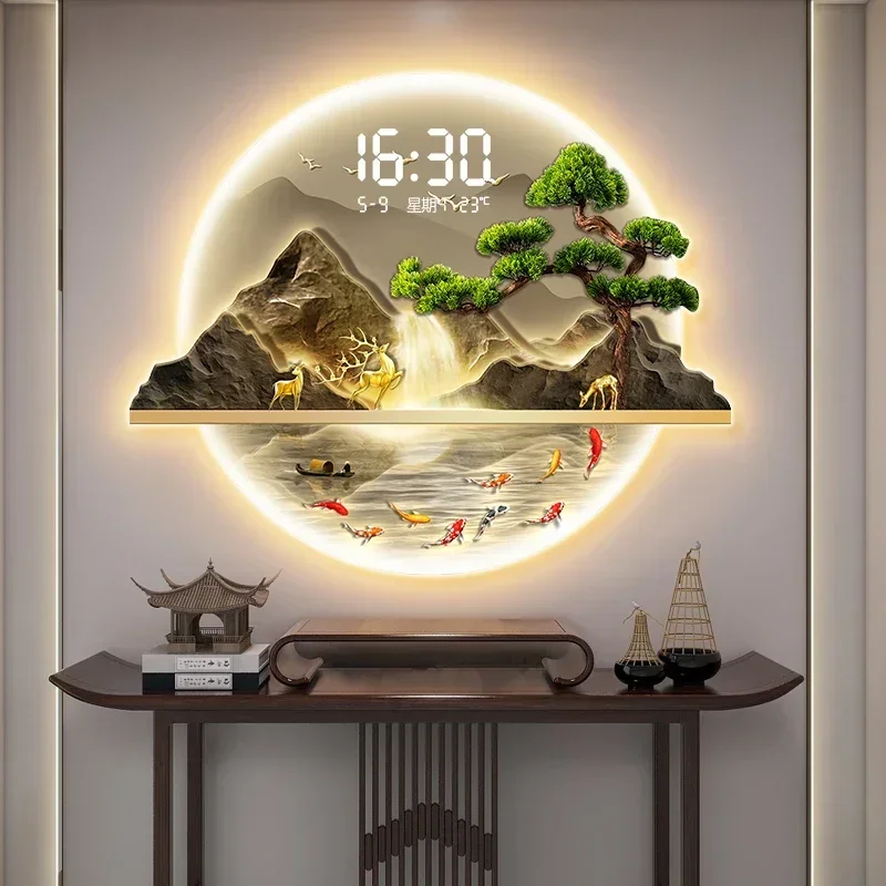 Luxury Watch Wall Clock - Kunst Wandbild Wanduhren Led Wohnzimmer Led