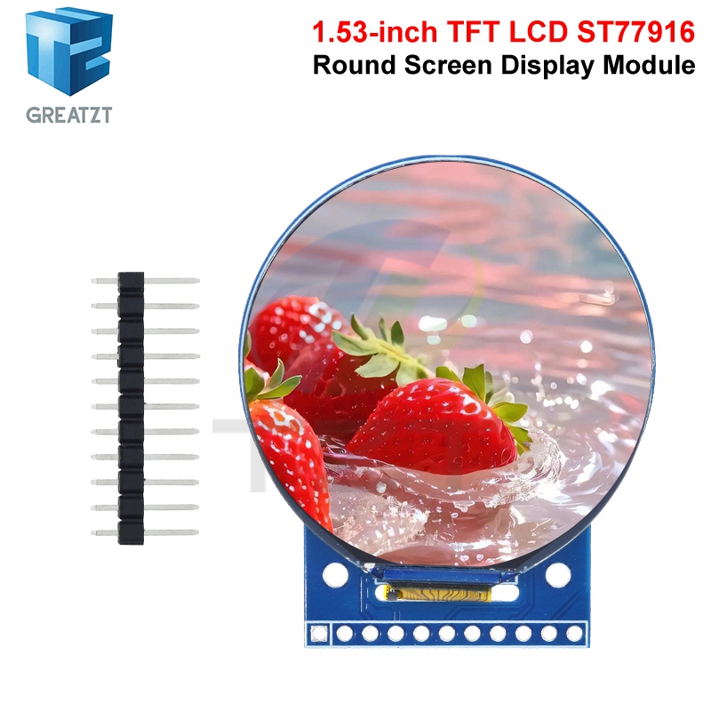 Regulator Display Watch - GREATZT 1/3PCS 1,53 Zoll rundes TFT-LCD-Display