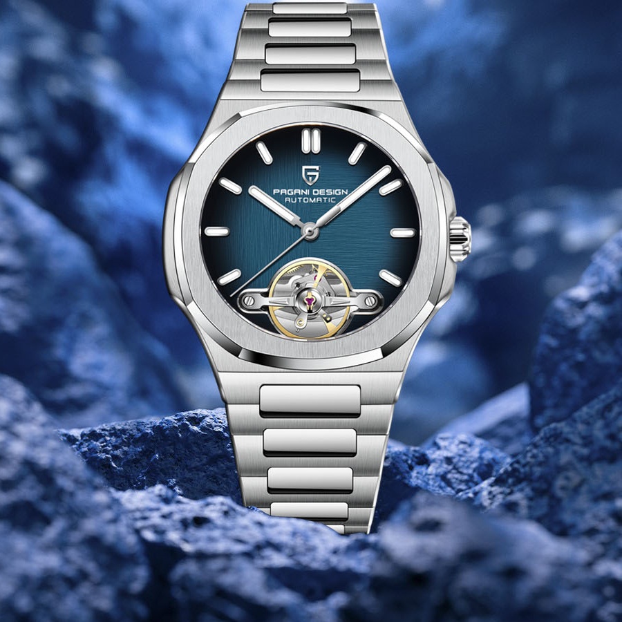 Automatic Pilot Watch - PAGANI DESIGN Neue Mechanische Hohl-Out Tourbillon