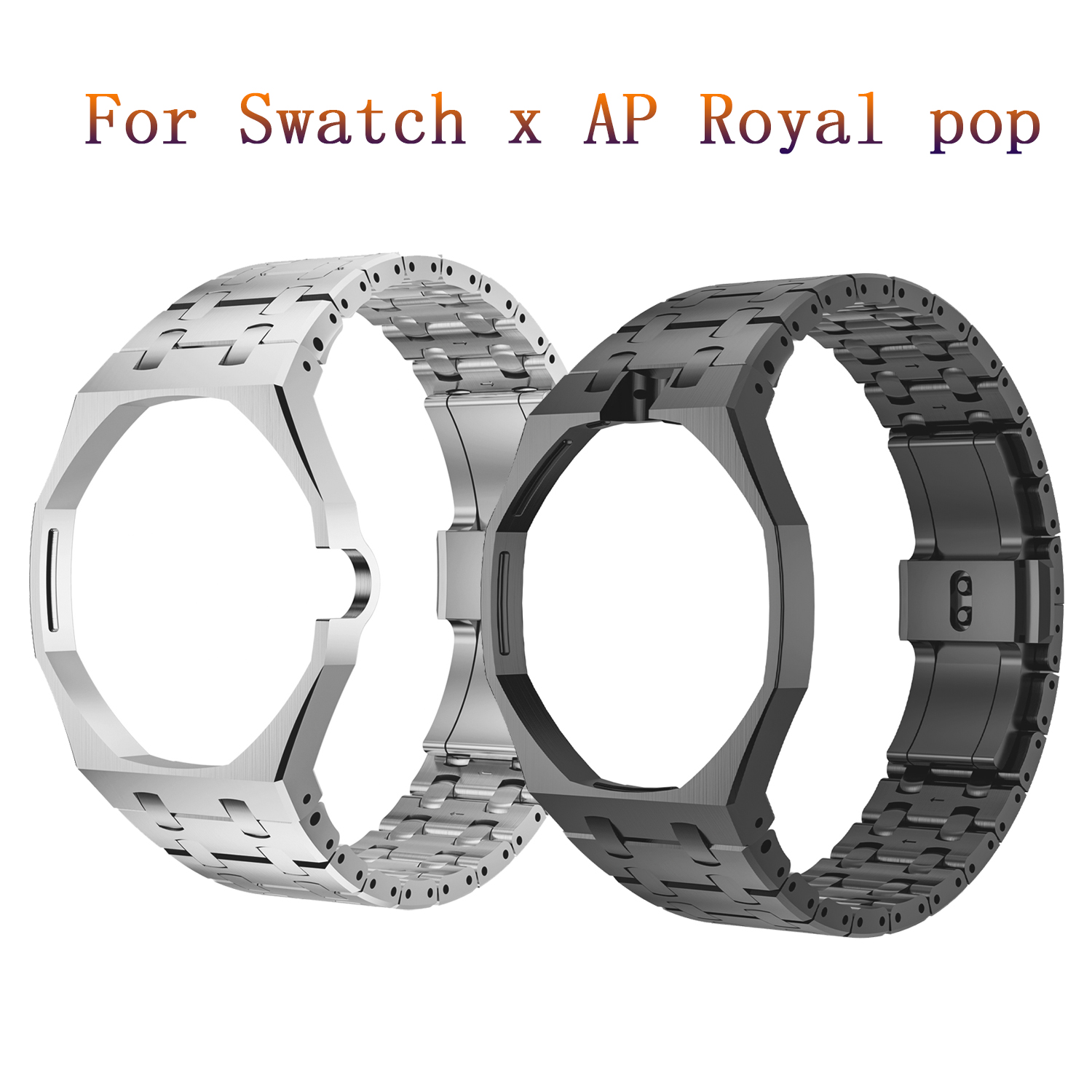Luxury Watch Ap - Uhrenarmbänder für Swatch X AP Royal