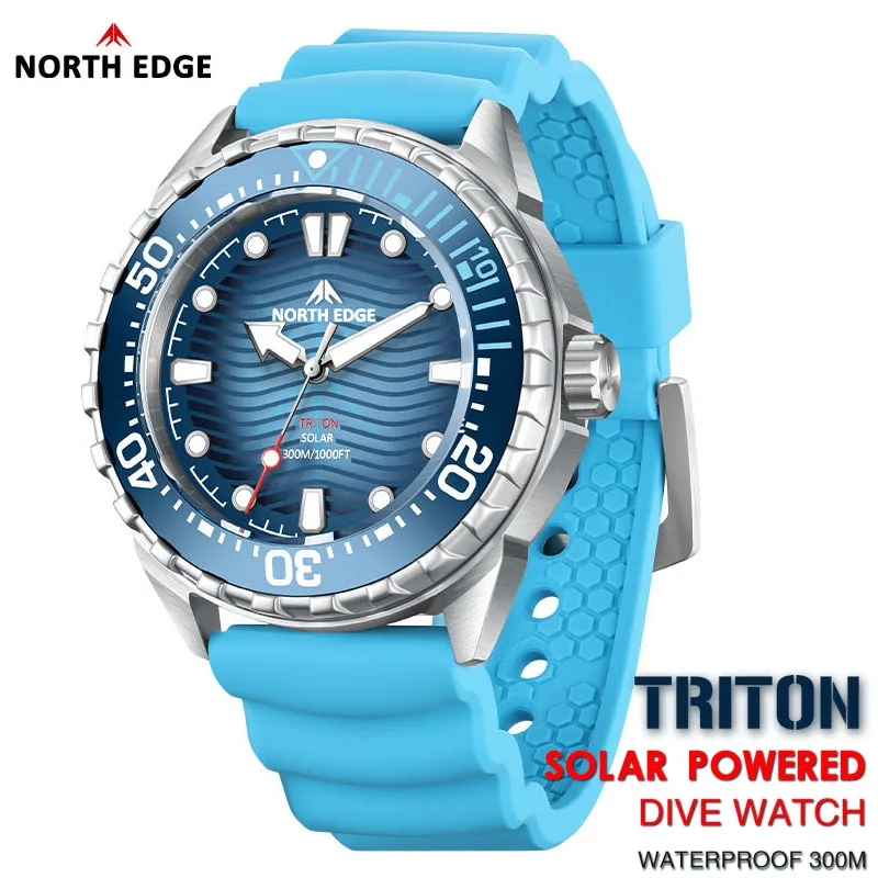 Diver Watch 300M - NORTH EDGE 2025 Neue TRITON Solarbetriebene
