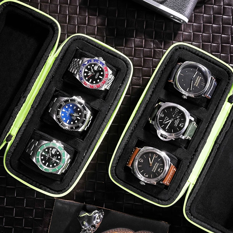 Luxus Tourist Uhren 3 Slots Uh – Luxury Watch Case Travel Bewertung und Preis