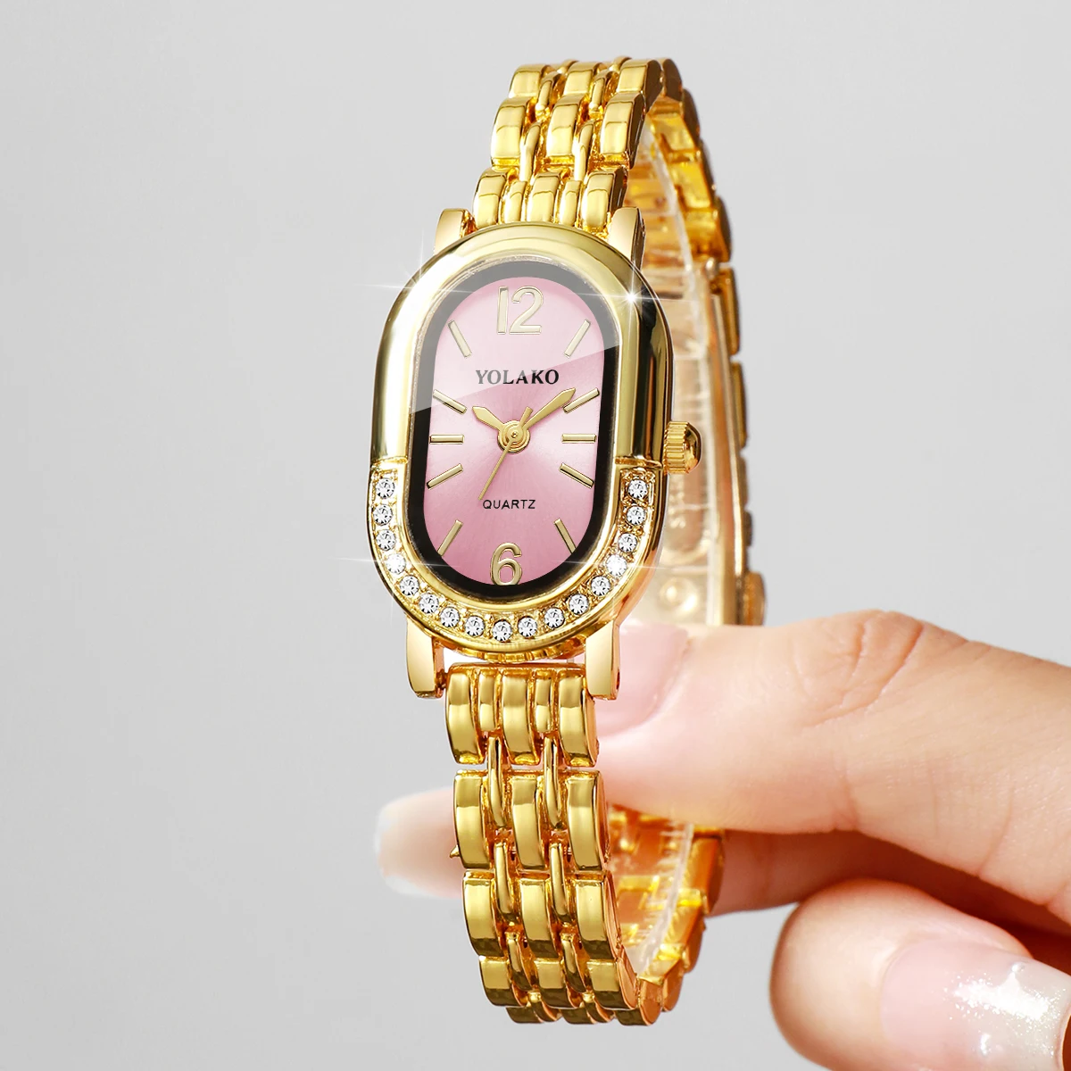 Luxuriöse Strass-Damen-Quarzuh – Luxury Watch Packaging Box Bewertung und Preis