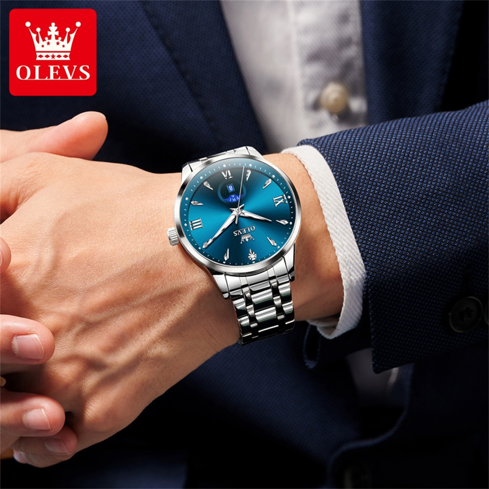OLEVS Mondphase Herrenuhren Ka – Luxury Watch Moon Phase Bewertung und Preis