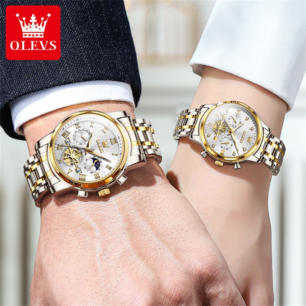 OLEVS Quarz-Paaruhr, Luxusmark – Luxury Watch Time Bewertung und Preis