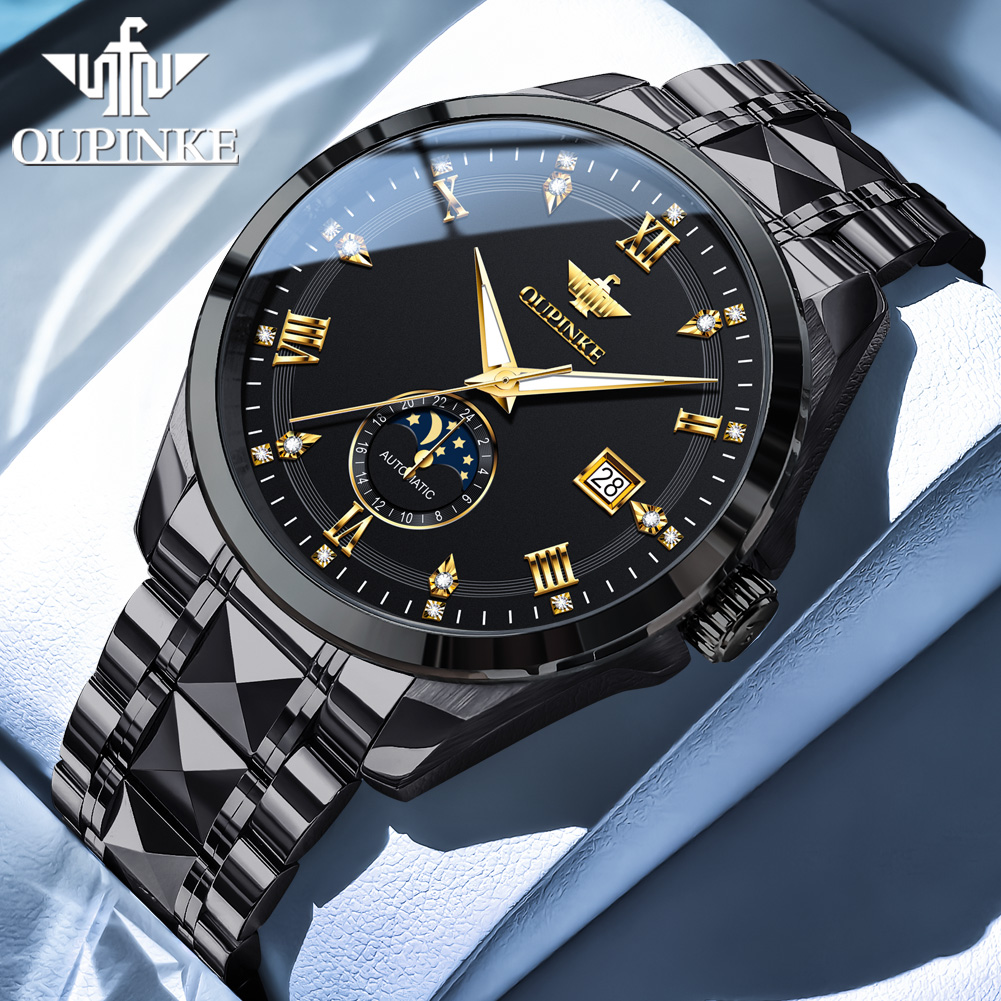 OUPINKE 3265 Herrenuhr mit Mon – Luxury Watch Moon Phase Bewertung und Preis