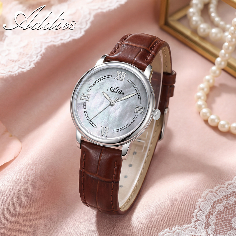 ADDIES Leder-Quarz-Damenuhren, – Luxury Watch Packaging Box Bewertung und Preis
