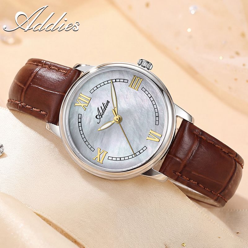 ADDIES Leder-Quarz-Damenuhren, – Luxury Watch Packaging Box Bewertung und Preis