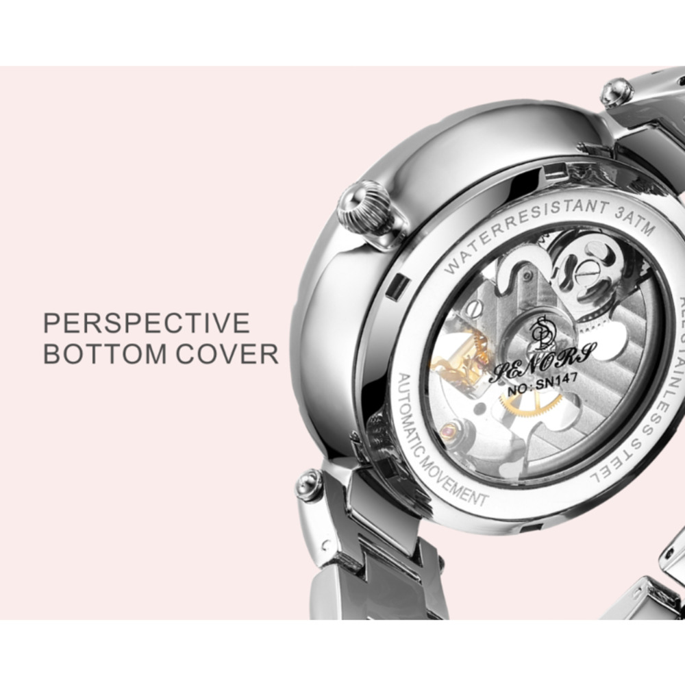 Luxus Damen wasserdichte Skele – Luxury Watch Moon Phase Bewertung und Preis