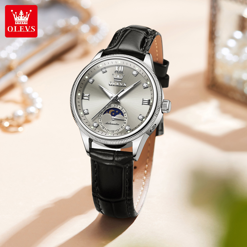 OLEVS Mondphase Mode Frauen Uh – Luxury Watch Time Bewertung und Preis