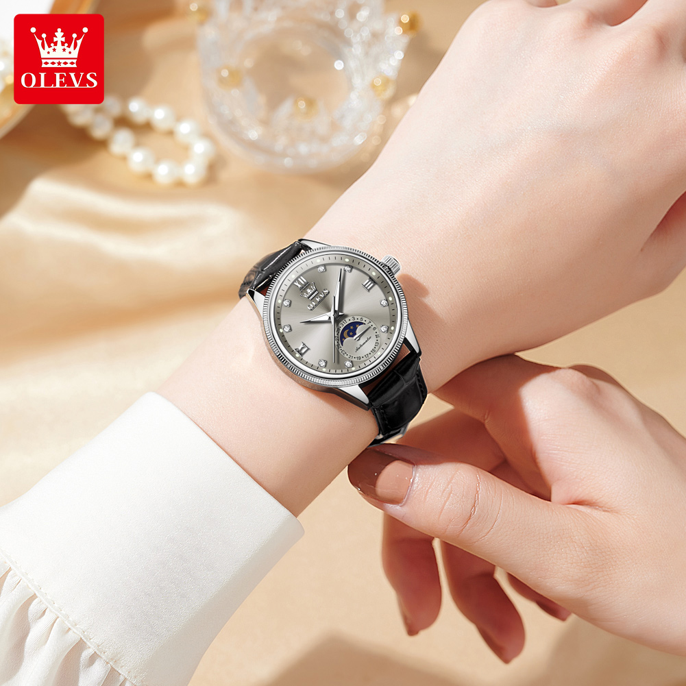 OLEVS Mondphase Mode Frauen Uh – Luxury Watch Time Bewertung und Preis