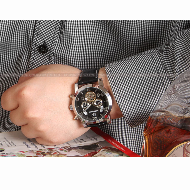 Forsining Mode Mechanische Män – Regulator Display Watch Bewertung und Preis