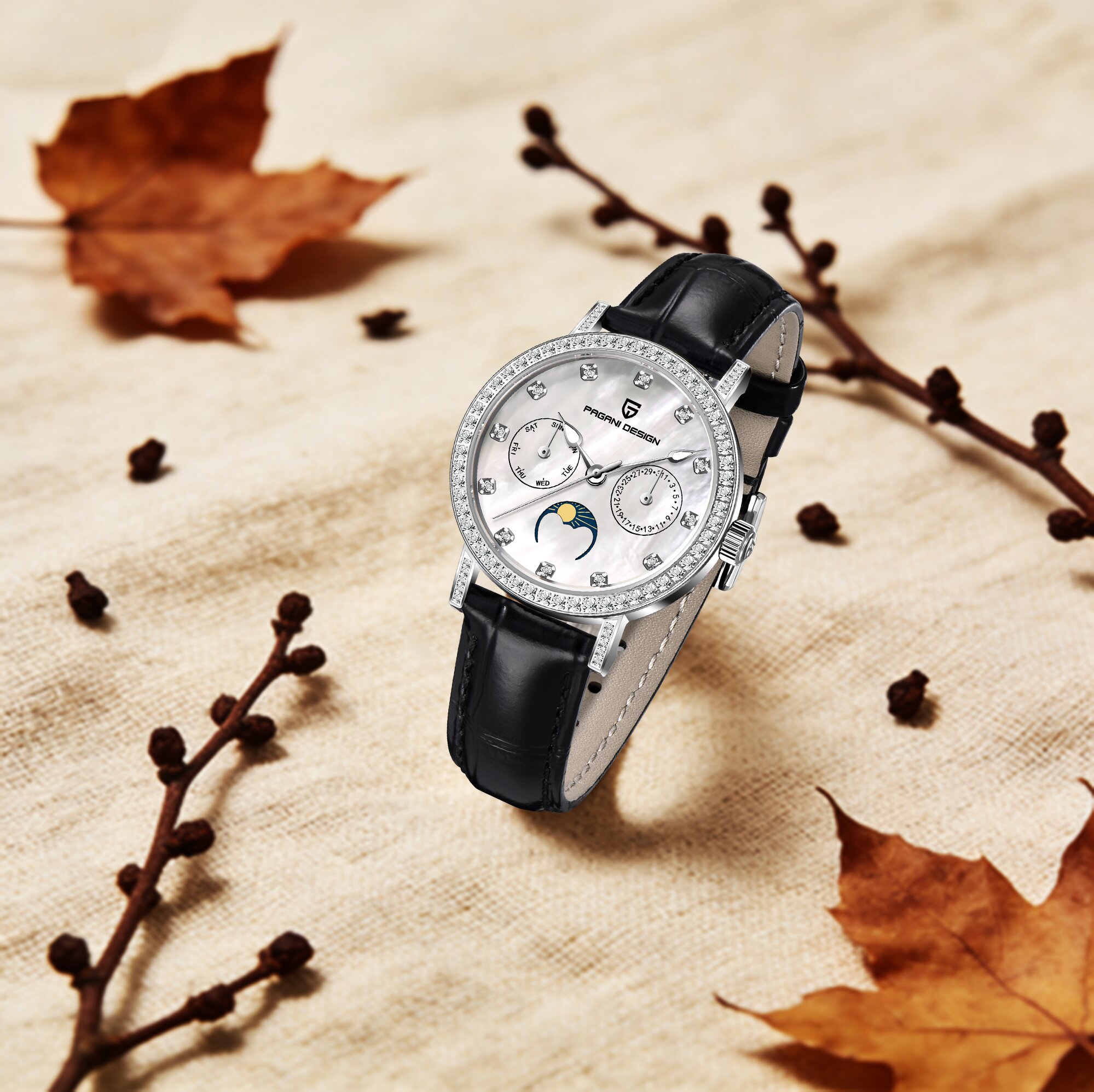 PAGANI DESIGN Elite Luxus Dame – Luxury Watch Moon Phase Bewertung und Preis