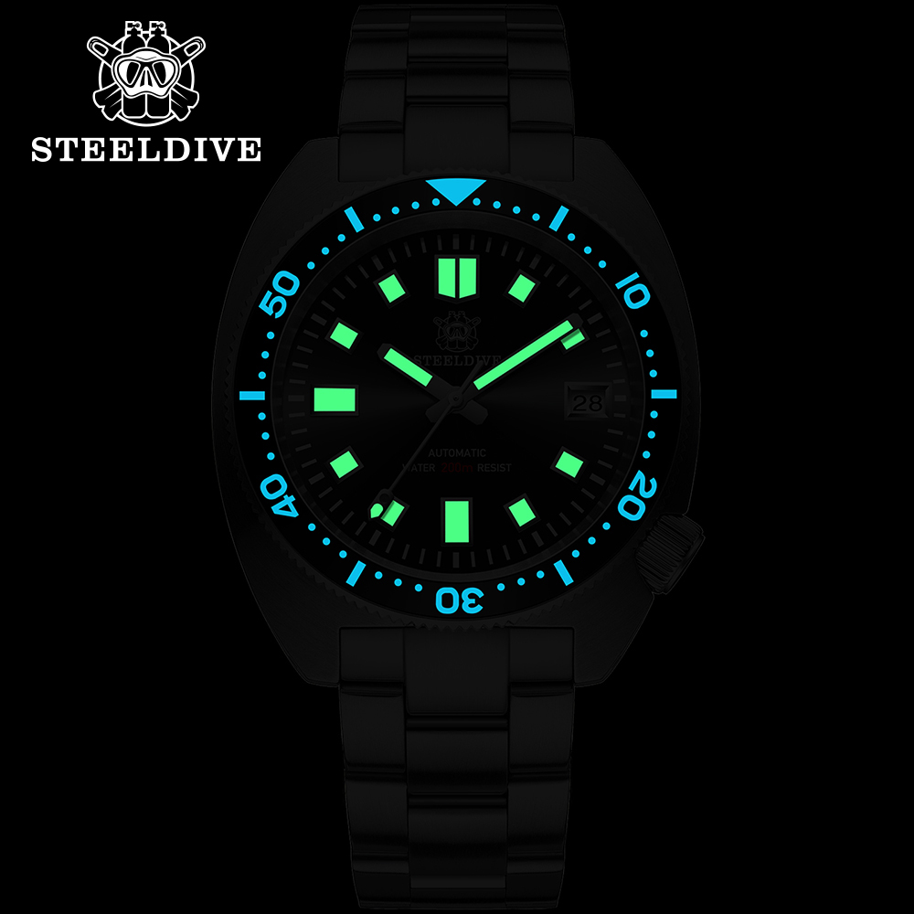STEELDIVE 42 mm dünne Abalone  – Diver Watch 300M Bewertung und Preis