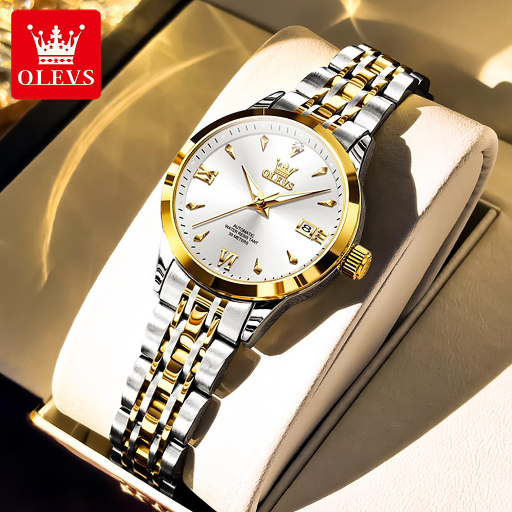 OLEVS 9956 Damenuhr Luxusmarke – Luxury Watch Moon Phase Bewertung und Preis
