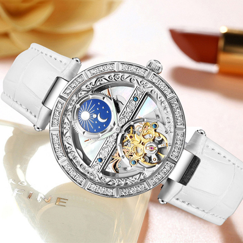 Damenuhr Automatische Frau Lux – Luxury Watch Moon Phase Bewertung und Preis