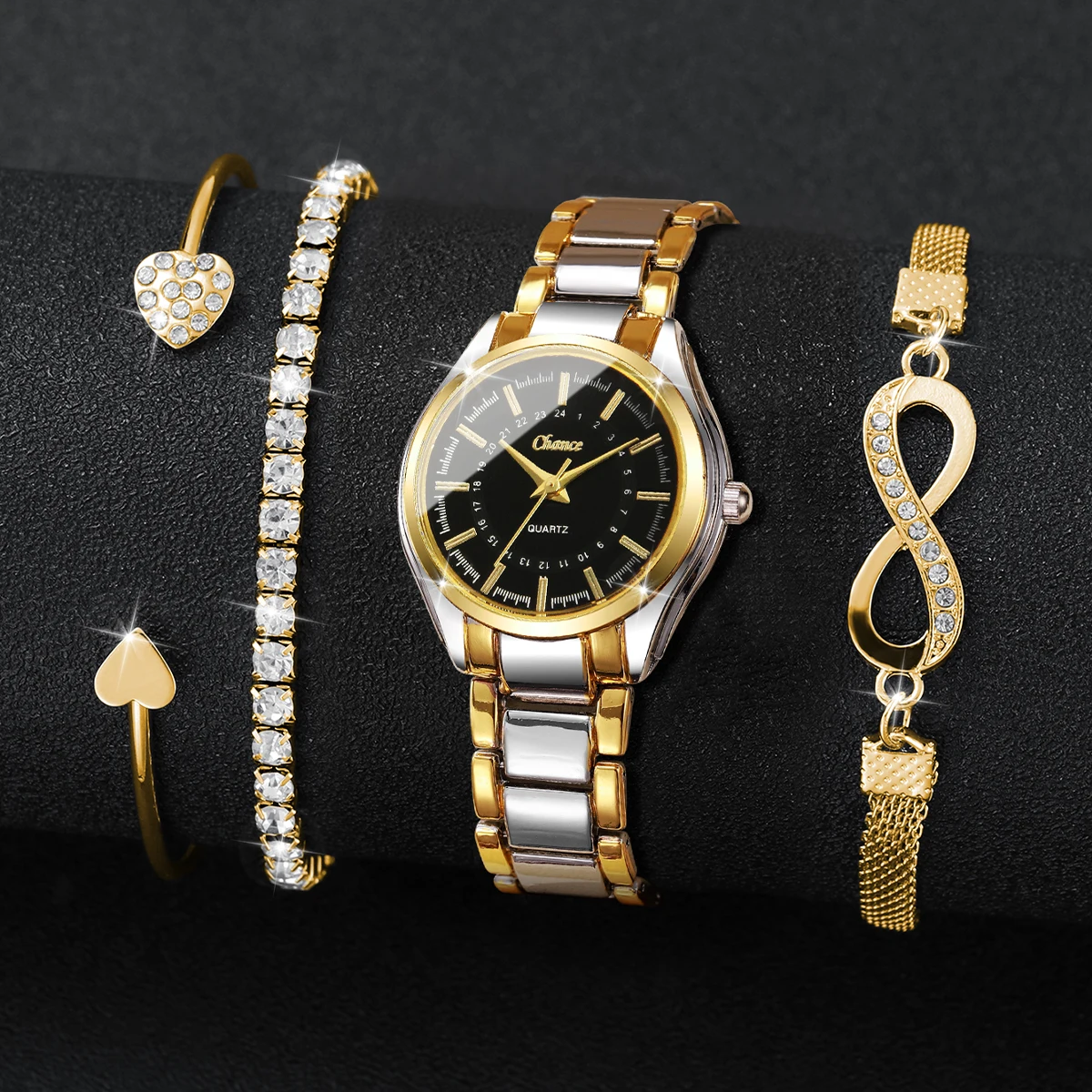 4-teiliges elegantes Damen-Uhr – Luxury Watch Packaging Box Bewertung und Preis
