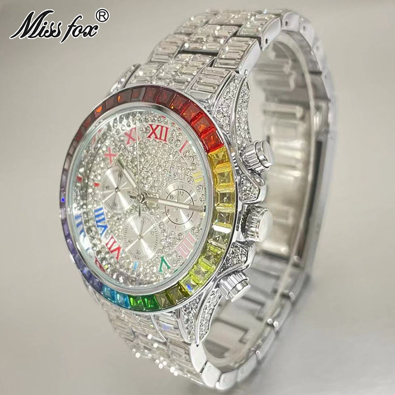 Missfox Luxus gefrorene Uhr fü – Luxury Watch Exhibition Bewertung und Preis