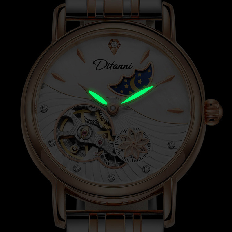 Dame automatische mechanische  – Luxury Watch Moon Phase Bewertung und Preis