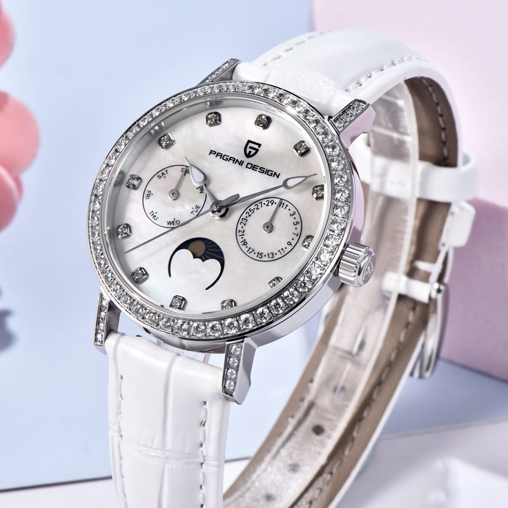 PAGANI DESIGN Damen-Quarzuhr m – Luxury Watch Moon Phase Bewertung und Preis