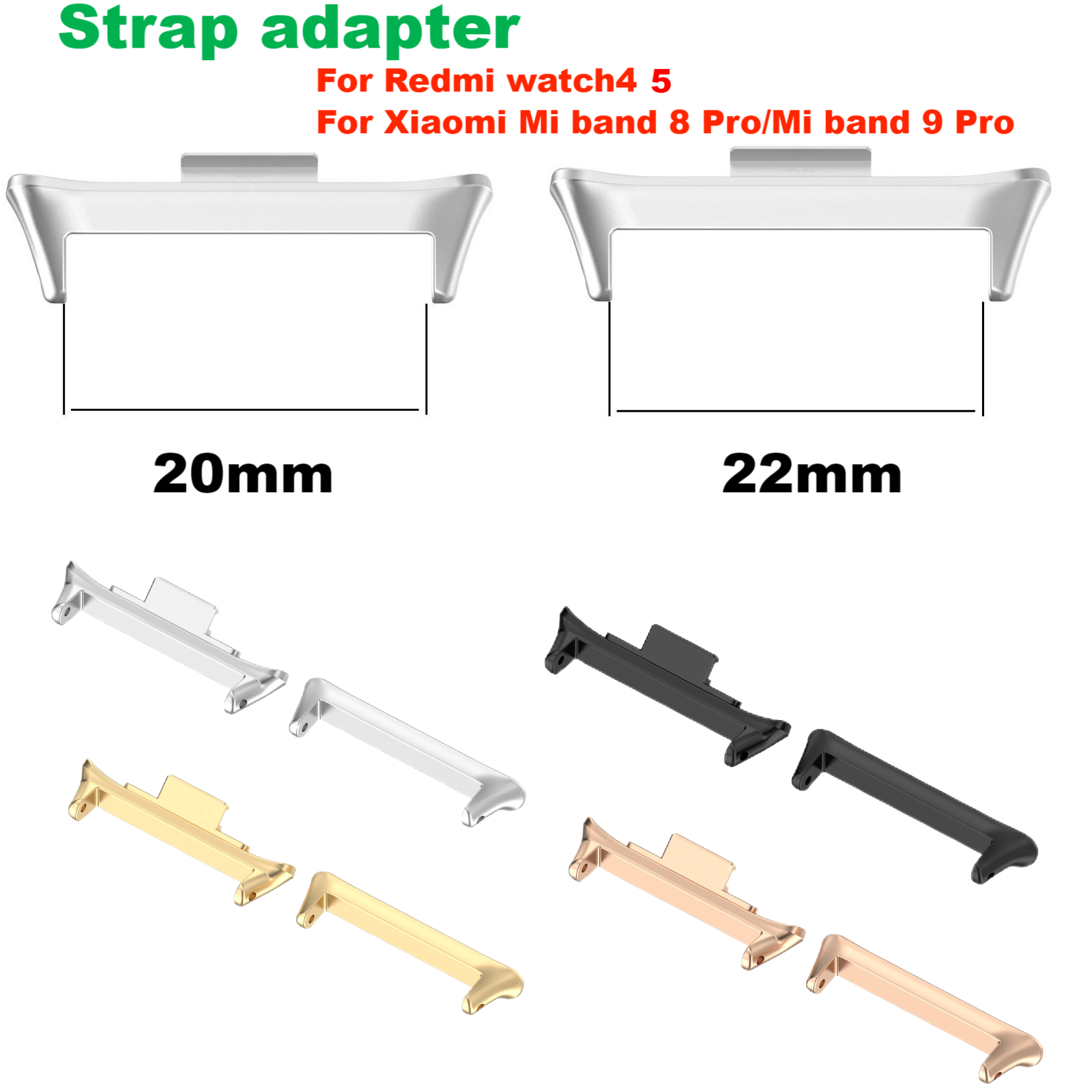 1 Paar Adapter für Redmi Watch – Xiaomi Luxury Watch Bewertung und Preis