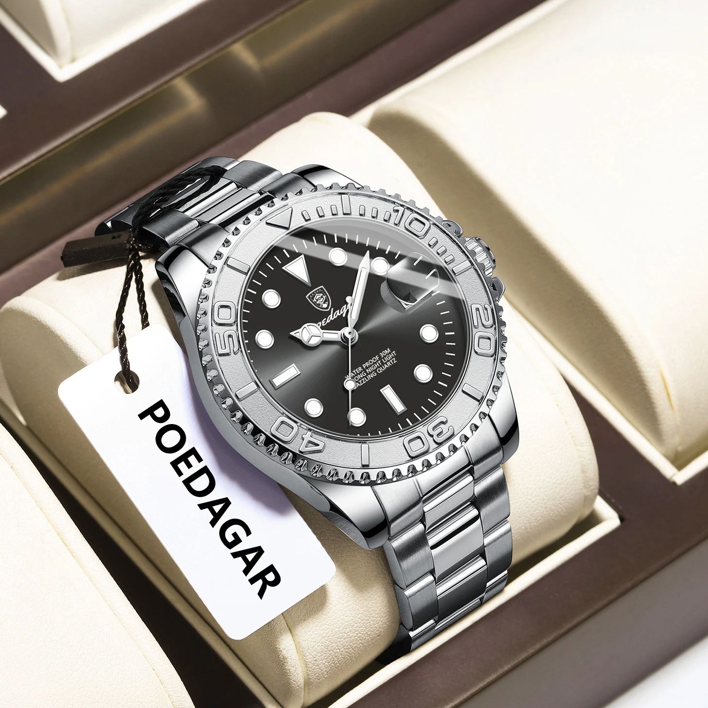 POEDAGAR Trendy Sport Mann Uhr – Luxury Watch Business Bewertung und Preis