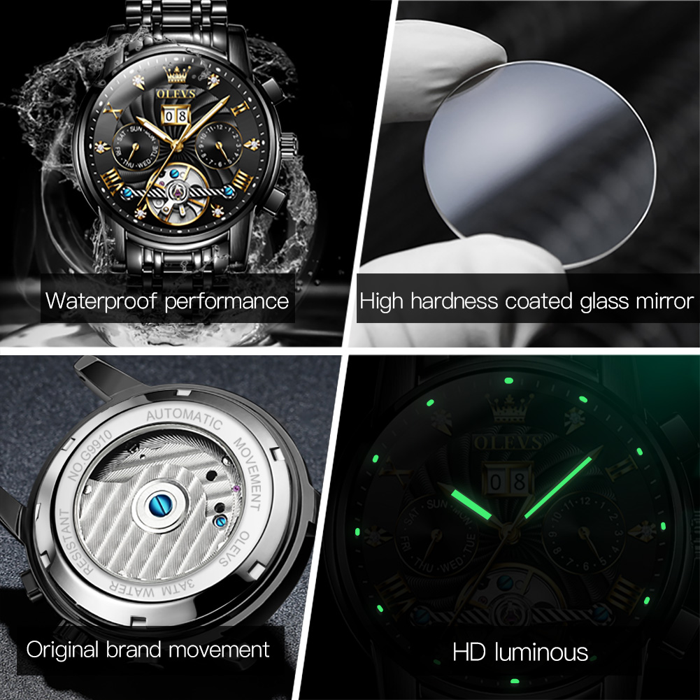 OLEVS Klassische Herrenuhren T – Automatic Pilot Watch Bewertung und Preis
