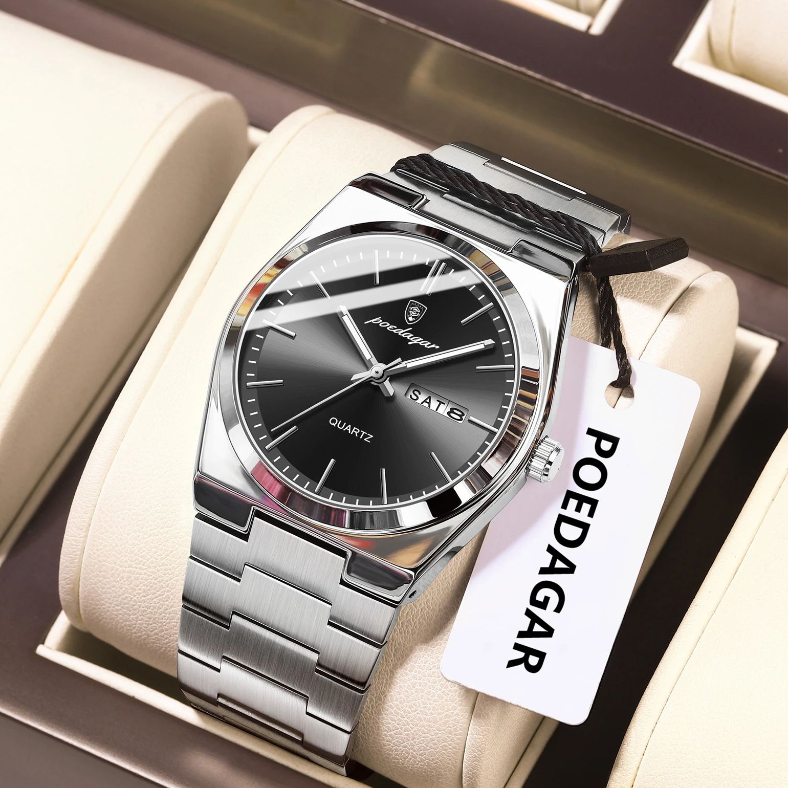 POEDAGAR Luxus Herren Quarz Ar – Luxury Watch Ap Bewertung und Preis