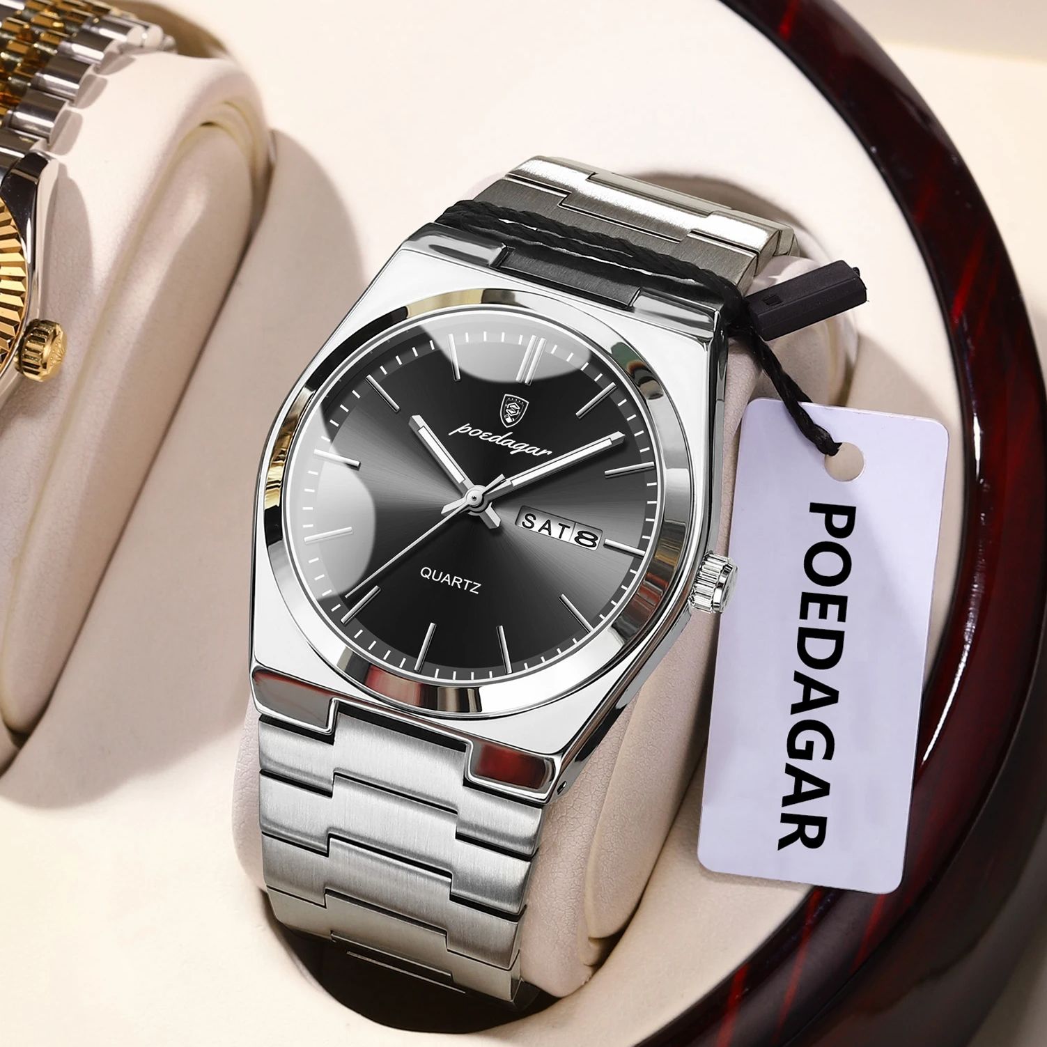 POEDAGAR Luxus Herren Quarz Ar – Luxury Watch Ap Bewertung und Preis