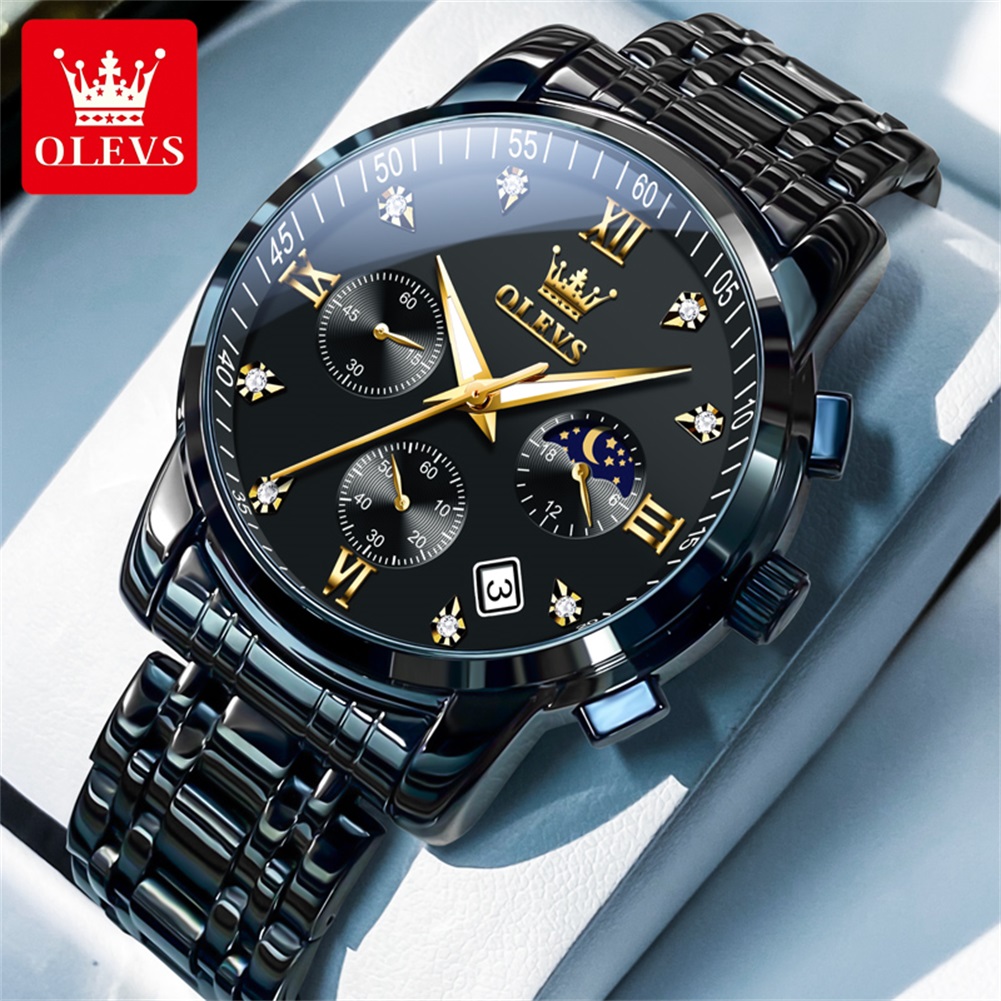 OLEVS Beliebte Herrenuhren aus – Luxury Watch Exhibition Bewertung und Preis