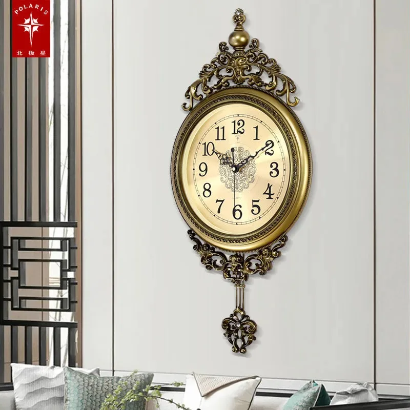 Große Luxus Gold Wanduhr Wohnz – Luxury Watch Wall Clock Bewertung und Preis