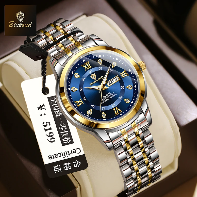 BINBOND B7169 Top Marke Luxus  – Luxury Watch Exhibition Bewertung und Preis