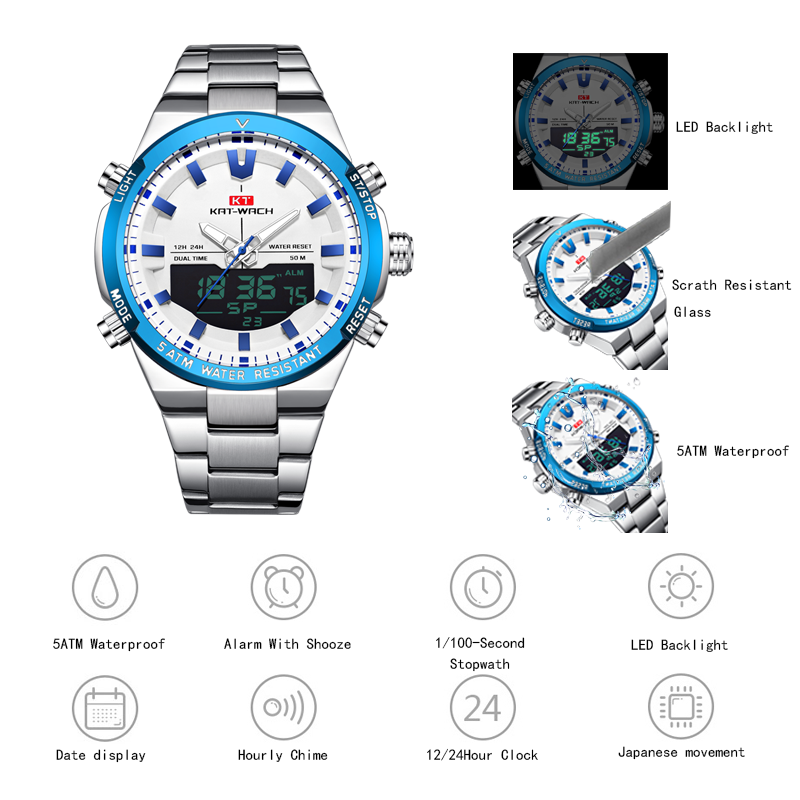 KAT-WACH Herren-Quarz-Armbandu – Luxury Watch Time Bewertung und Preis