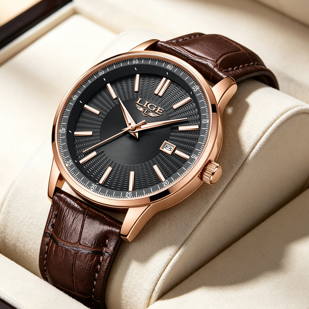LIGE Top-Marke Luxus-Herrenuhr – Luxury Watch Exhibition Bewertung und Preis