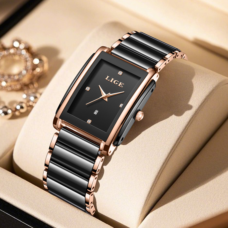 LIGE Modische Elegante Damenuh – Luxury Watch Packaging Box Bewertung und Preis