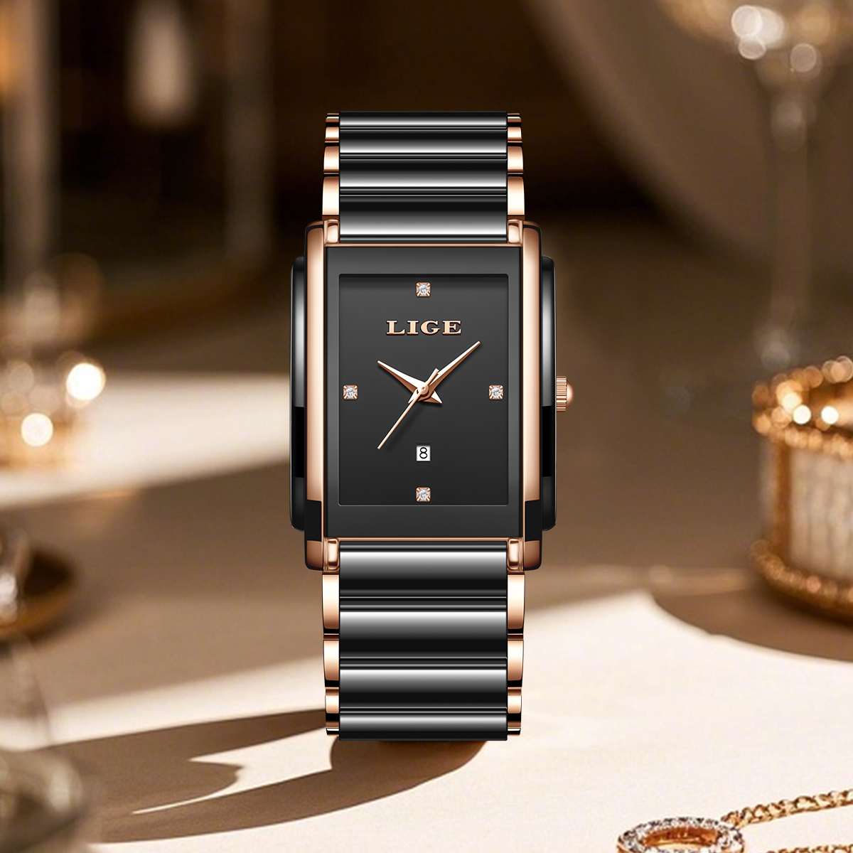 LIGE Modische Elegante Damenuh – Luxury Watch Packaging Box Bewertung und Preis