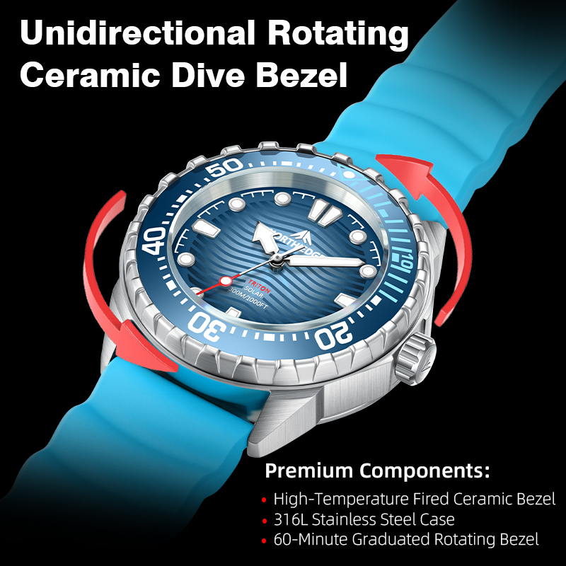 NORTH EDGE 2025 Neue TRITON So – Diver Watch 300M Bewertung und Preis